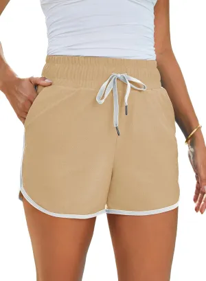 Dokotoo Womens Relaxed Fit High Waist Casual 4 Pocketed 2025 Hiking Outdoor Summer Shorts S-XL