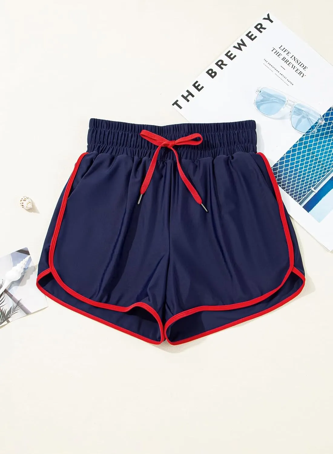 Dokotoo Womens Relaxed Fit High Waist Casual 4 Pocketed 2025 Hiking Outdoor Summer Shorts S-XL