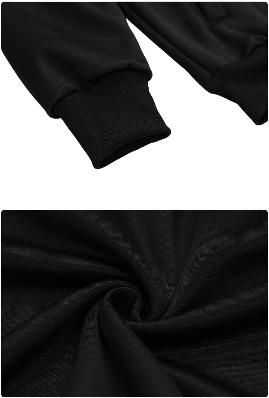 evzosrz Men's Windbreakers Lightweight Fleece Lined Bomber Jackets Full Zip Up Fall Winter Windproof Warm Outdoor Work Coats