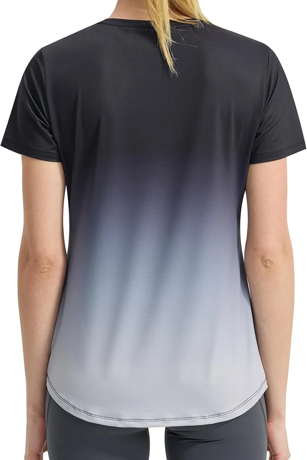 EZRUN Women's Workout Shirt Quick Dry Gym Athletic Running T-Shirts Short Sleeve Summer Swim Yoga Tops