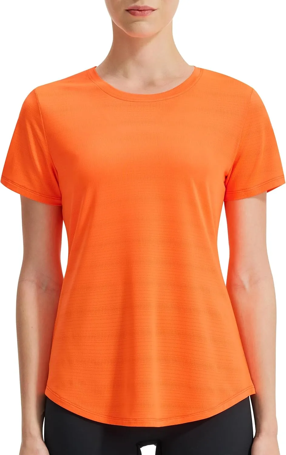 EZRUN Women's Workout Shirt Quick Dry Gym Athletic Running T-Shirts Short Sleeve Summer Swim Yoga Tops