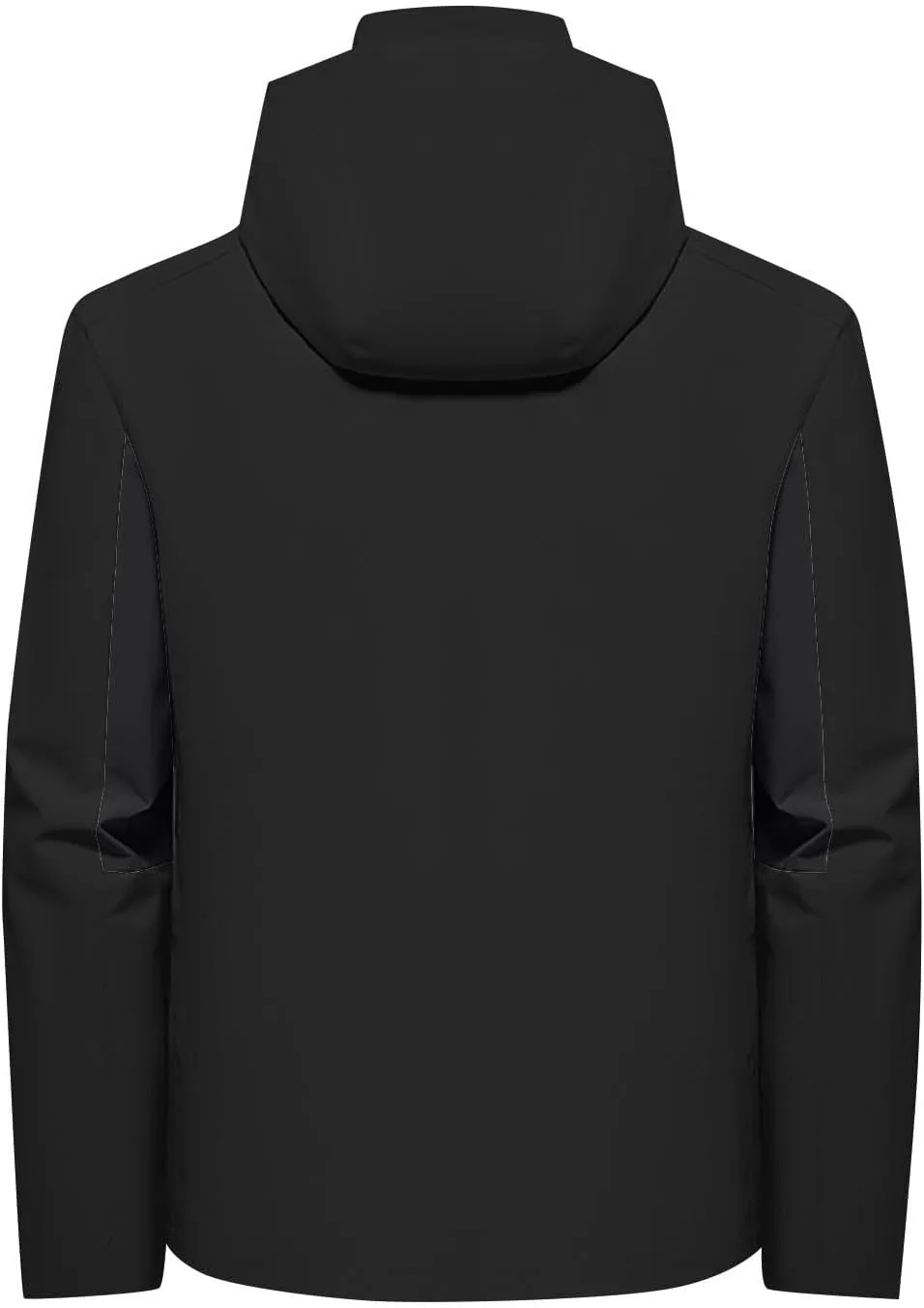 Finelylove Mens Rain Jacket Waterproof Snowboarding Softshell Windbreaker Hooded Ski Snow Coat Warm Fall Winter Coats