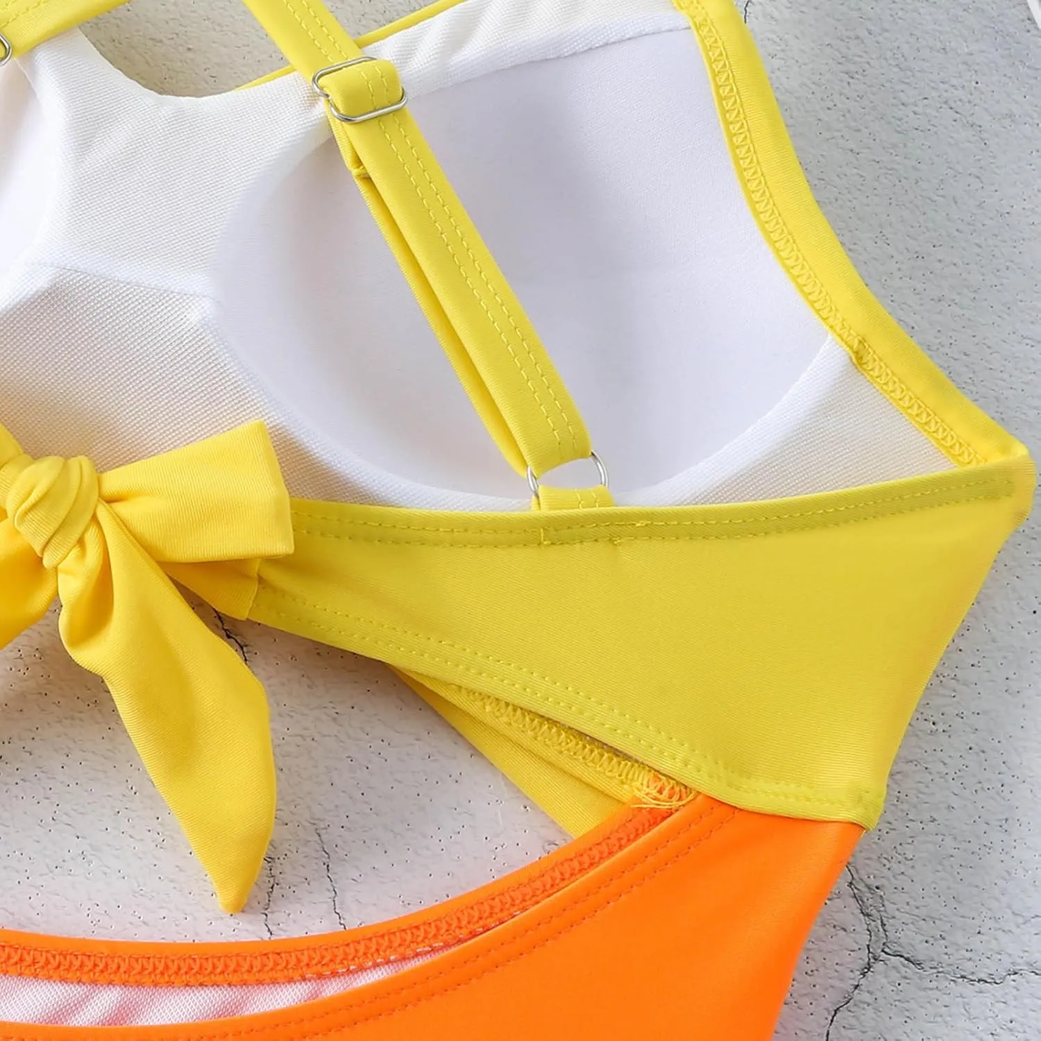 Firzero High Waisted Swimsuits for Women Tummy Control Swimsuits 2024 One Piece Cut Out Ruched Bathing Suit Sexy Swimwear