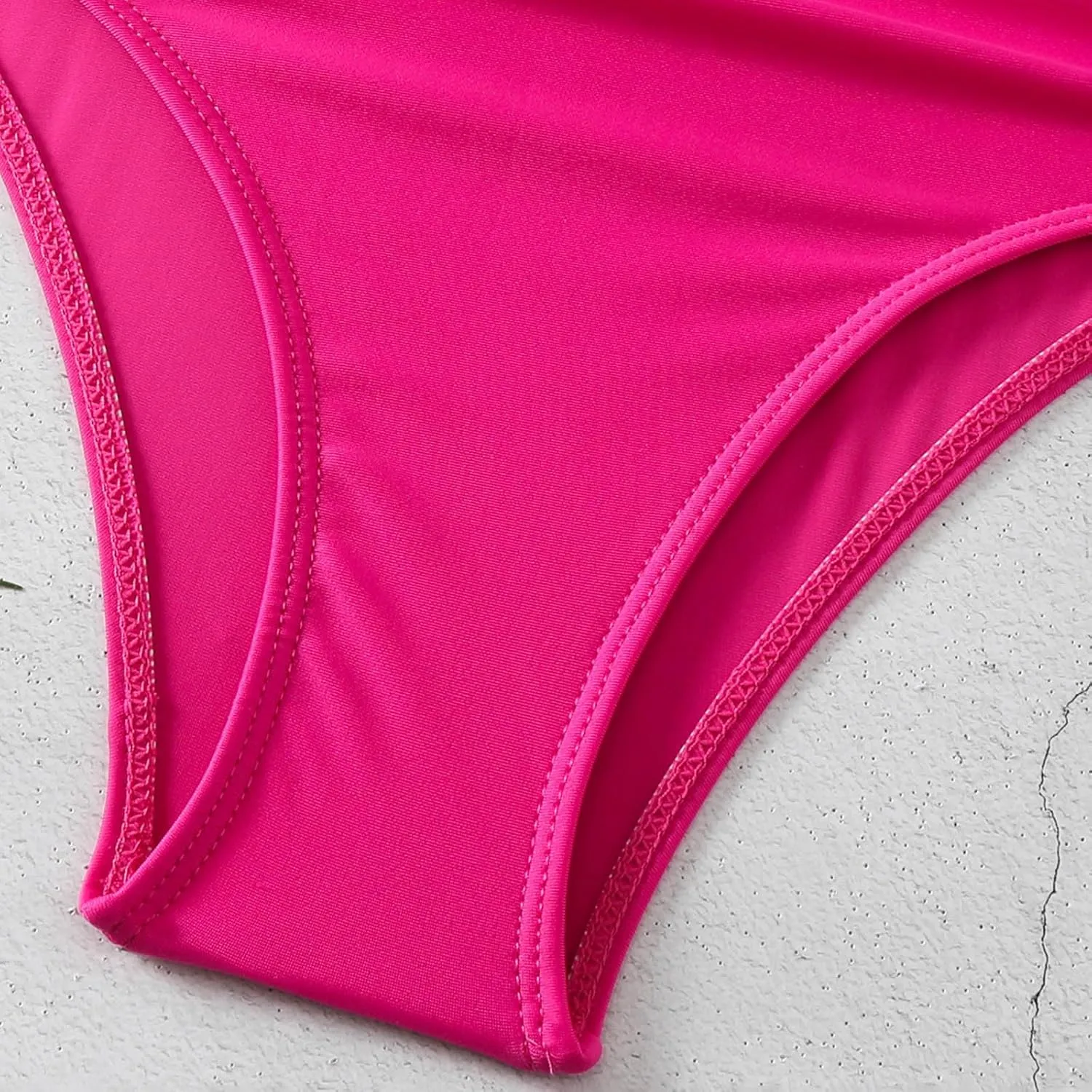 Firzero High Waisted Swimsuits for Women Tummy Control Swimsuits 2024 One Piece Cut Out Ruched Bathing Suit Sexy Swimwear