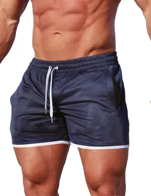 FLYFIREFLY Men's 4" Workout Running Shorts Quick Dry Lightweight Gym Yoga Shorts
