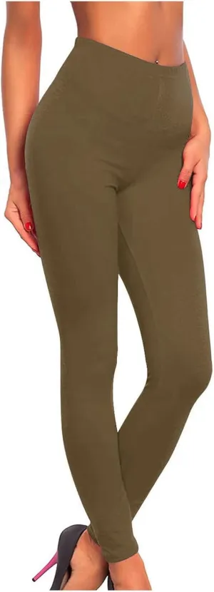 Foldover Yoga Pants, Halata Leggings for Women,Women's Stretch Pants,Plus Size Leggings Tummy Control