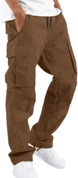 FONMA Work Pants for Men Hiking Pants Work Hiking Pants Stretch Tactical Pants Joggers Outdoor Travel Pant with Multi Pockets
