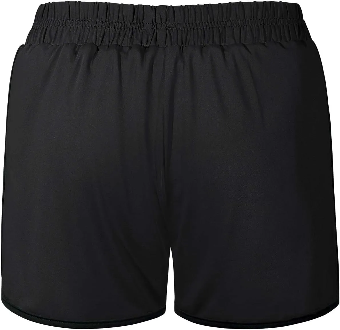 Fulbelle Running Shorts with Pockets Women Double Layer Athletic Workout Gym Shorts