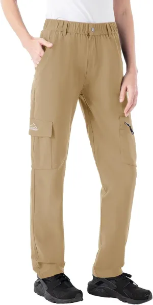Gopune Women's Outdoor Hiking Pants Lightweight Quick Dry Water Resistant Mountain Trouser