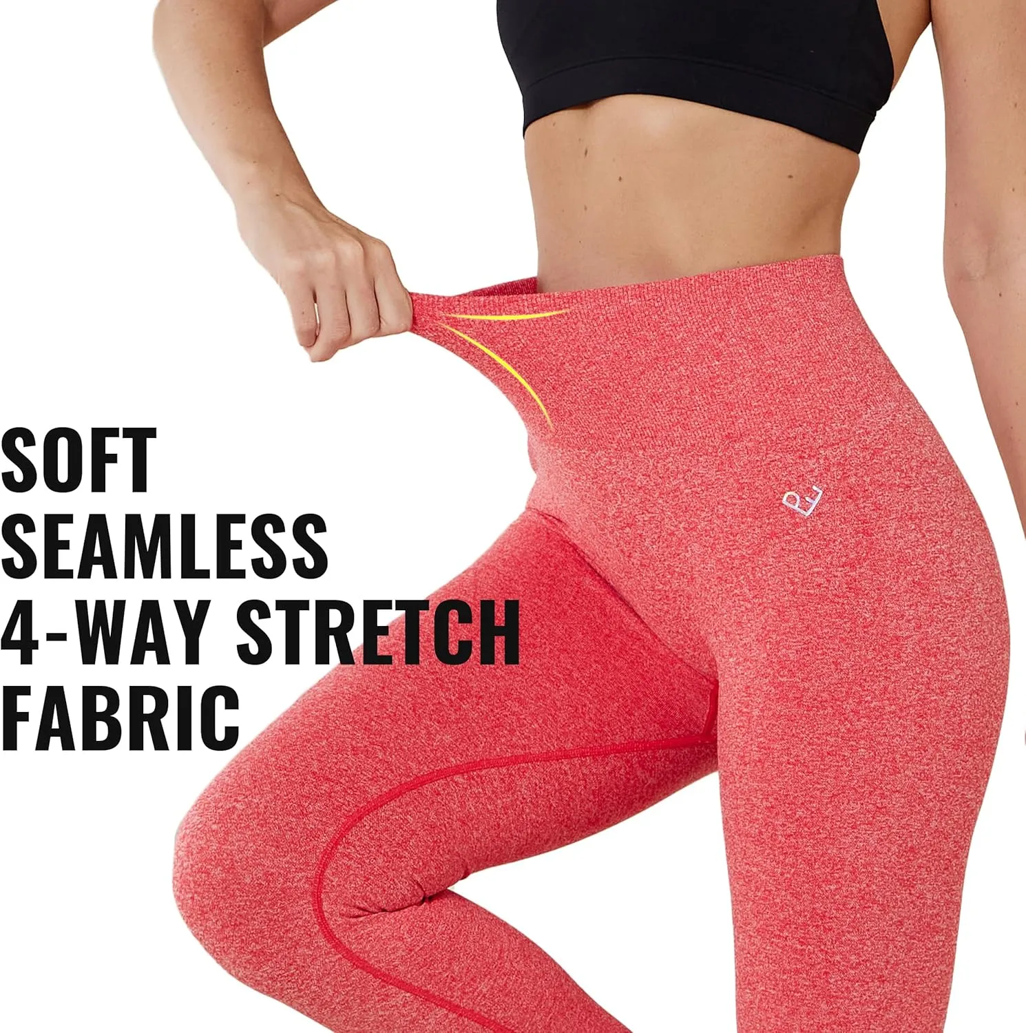 Gym Leggings for Women, High Waisted Workout Seamless Leggings, Women's Tummy Control Activewear Yoga Pants