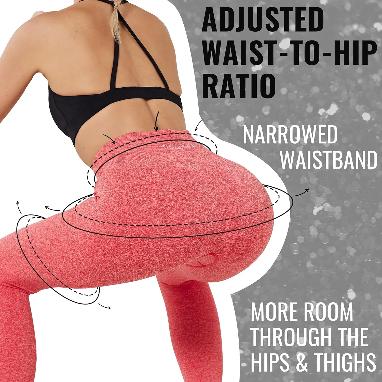 Gym Leggings for Women, High Waisted Workout Seamless Leggings, Women's Tummy Control Activewear Yoga Pants