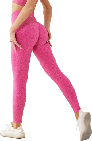 Gym Leggings for Women, High Waisted Workout Seamless Leggings, Women's Tummy Control Activewear Yoga Pants