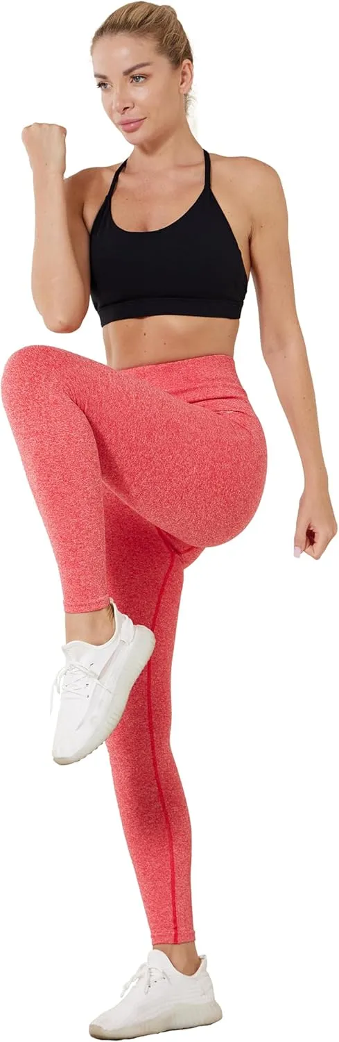 Gym Leggings for Women, High Waisted Workout Seamless Leggings, Women's Tummy Control Activewear Yoga Pants
