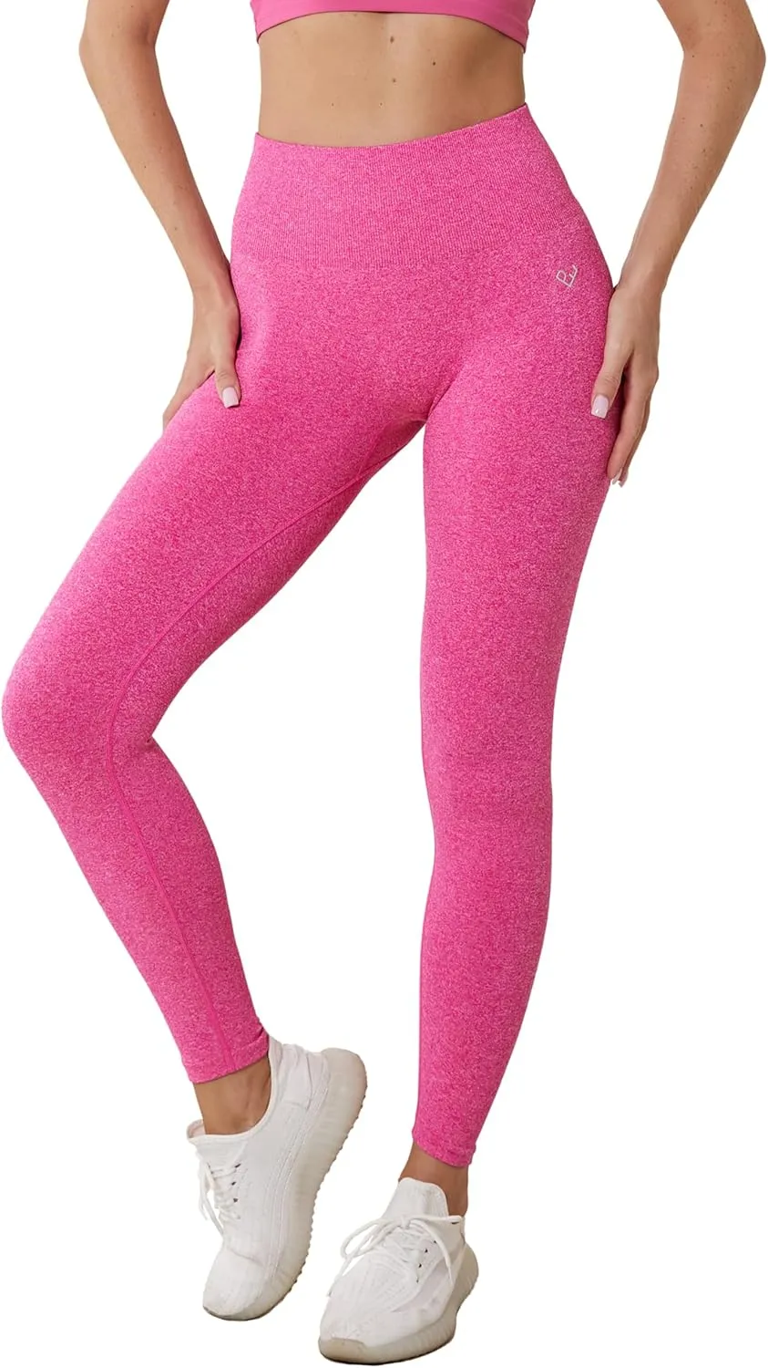 Gym Leggings for Women, High Waisted Workout Seamless Leggings, Women's Tummy Control Activewear Yoga Pants