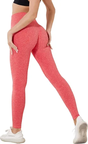 Gym Leggings for Women, High Waisted Workout Seamless Leggings, Women's Tummy Control Activewear Yoga Pants