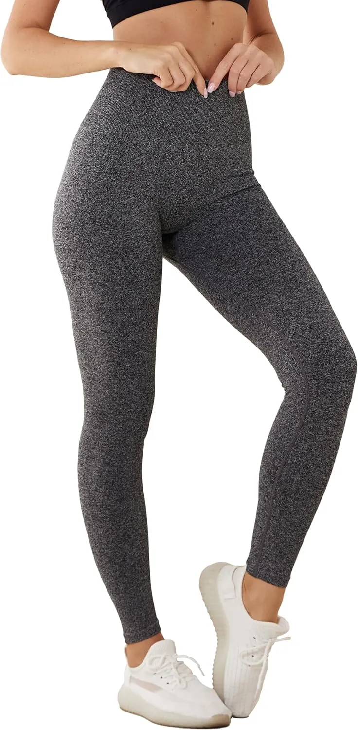 Gym Leggings for Women, High Waisted Workout Seamless Leggings, Women's Tummy Control Activewear Yoga Pants
