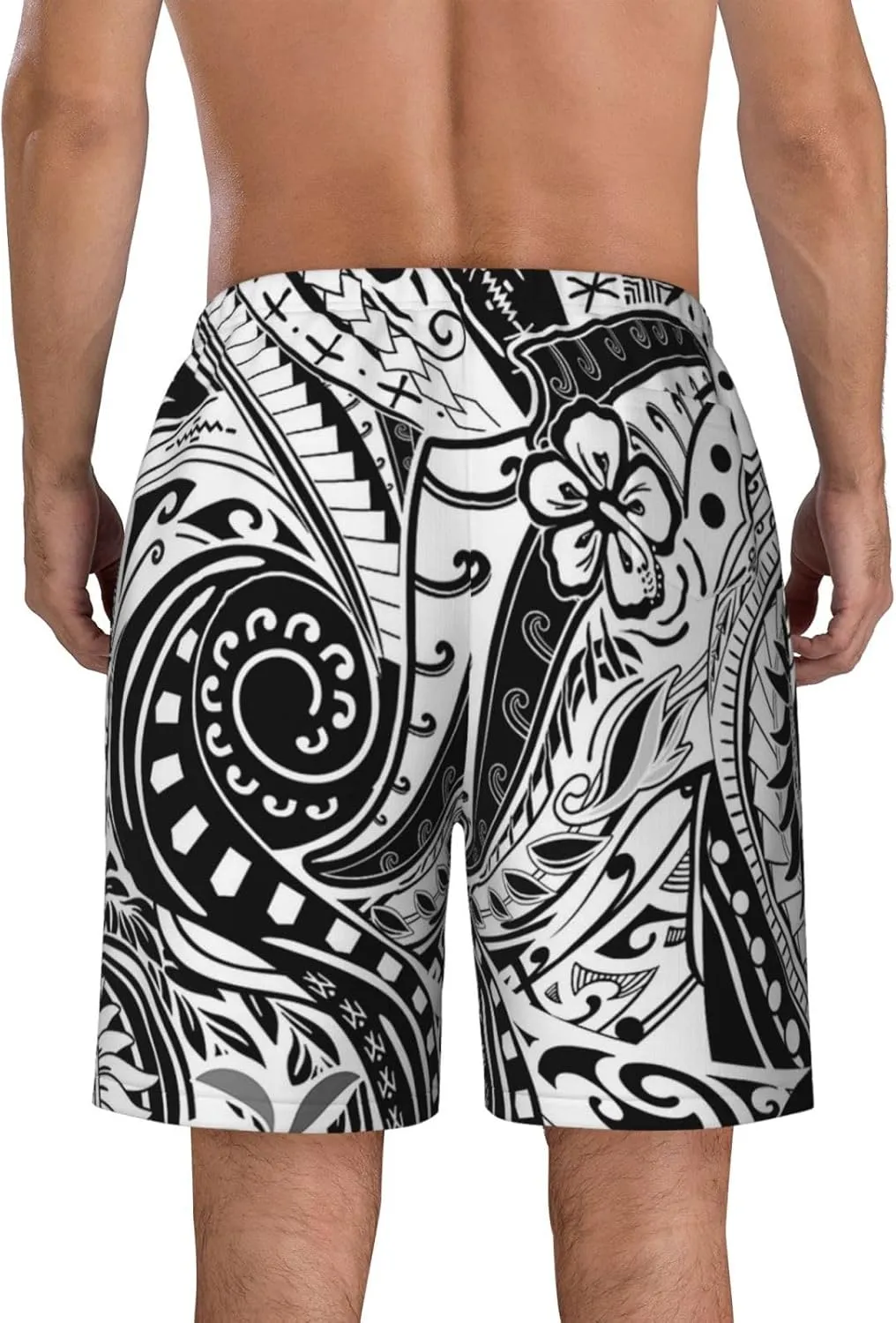 Hawaiian Polynesian Tribal Trunks Mans Swimming Shorts Quick Dry Shorts Board Shorts