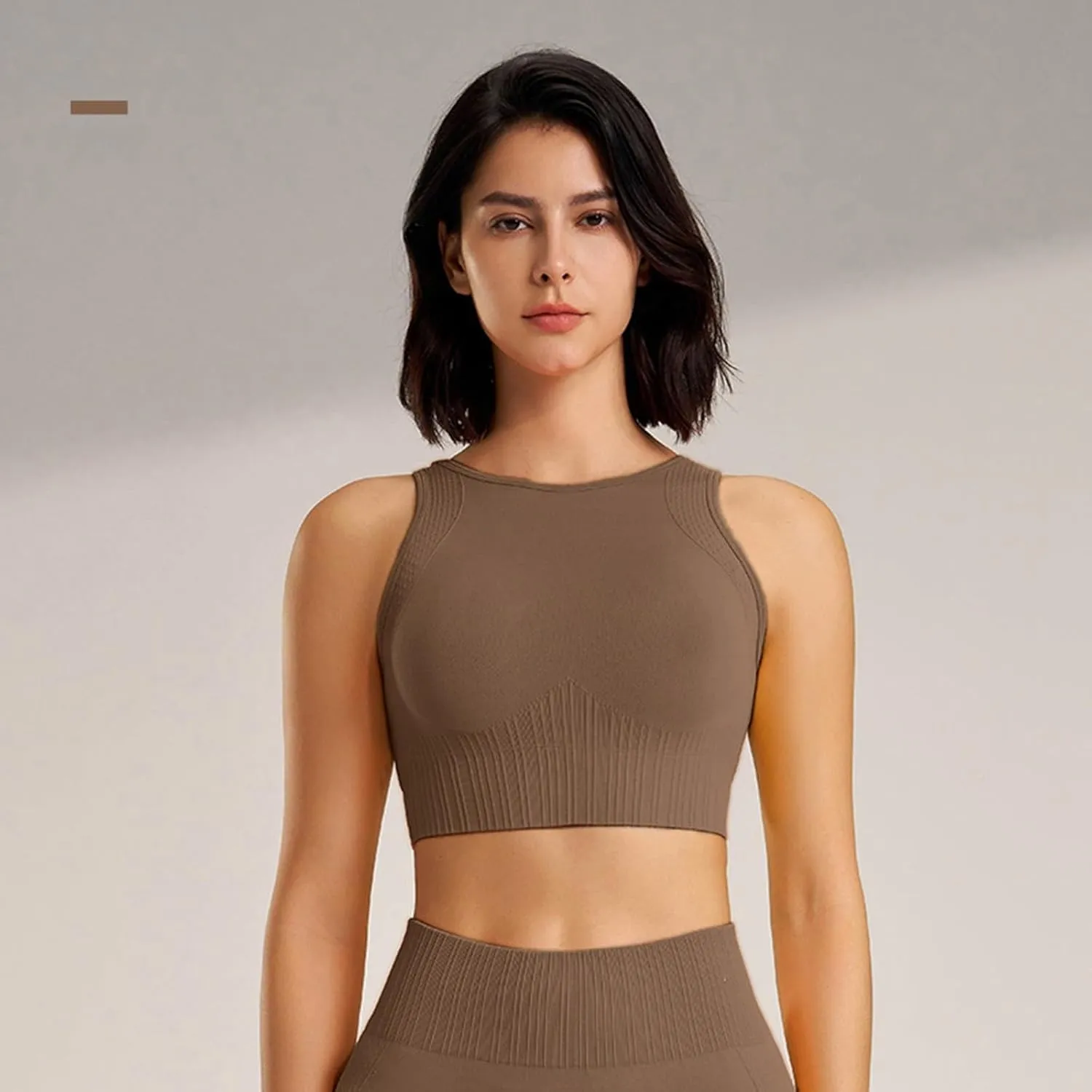High Support Sports Bras for Women Full Coverage Seamless Yoga Workout Running Athletic Bralettes Quick Dry Active Bras
