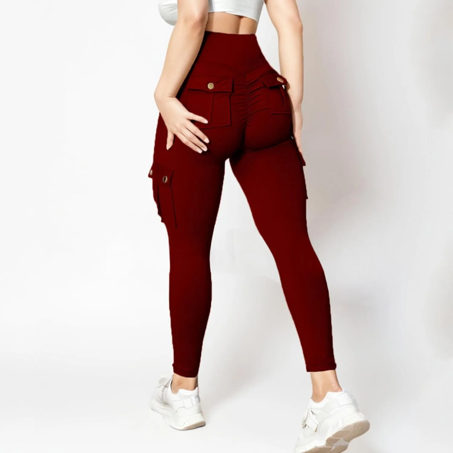 High Waist Leggings for Women Quick Dry Running Leggings Yoga Pants Stretchy Workout Bottoms Butt Lift Compression Tights