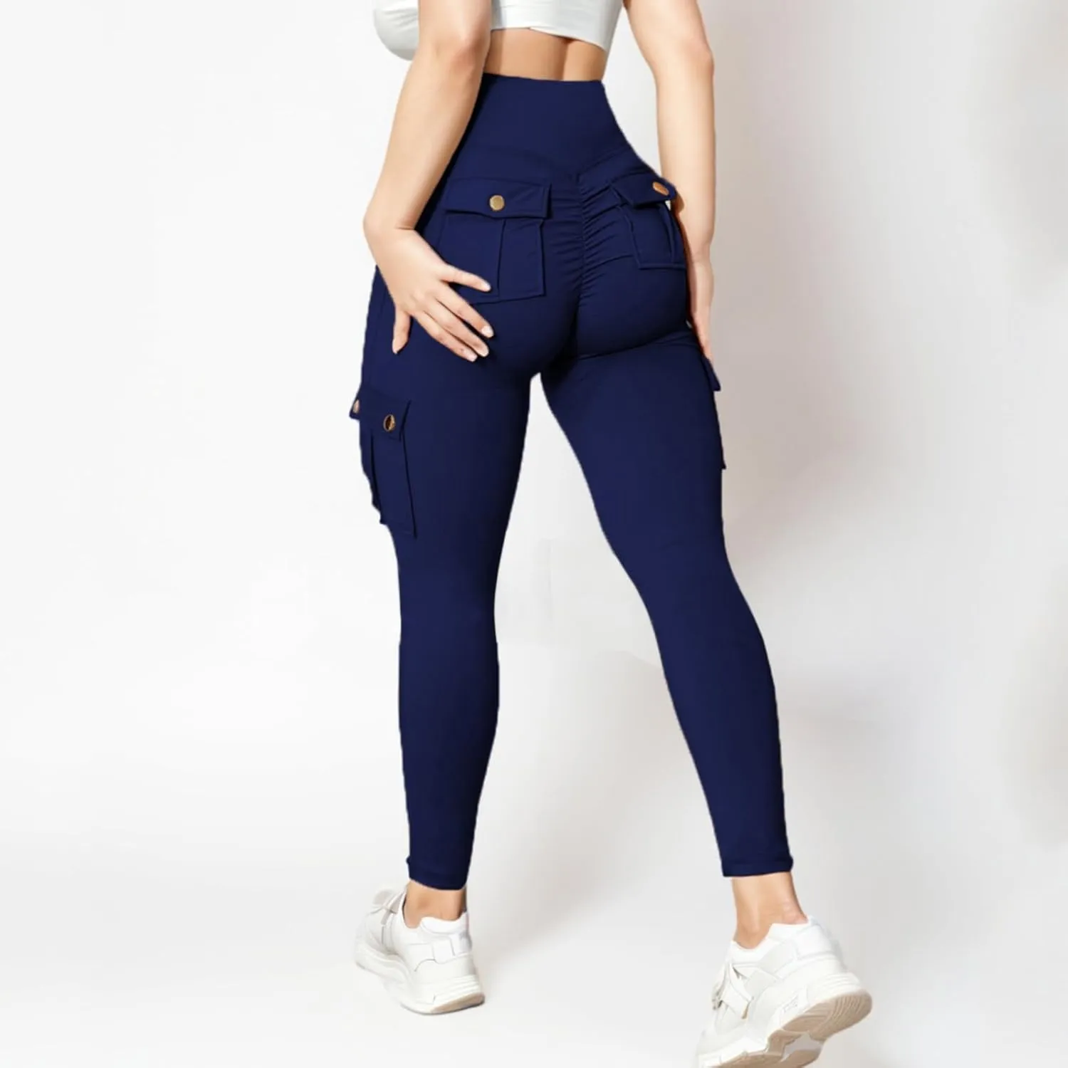 High Waist Leggings for Women Quick Dry Running Leggings Yoga Pants Stretchy Workout Bottoms Butt Lift Compression Tights