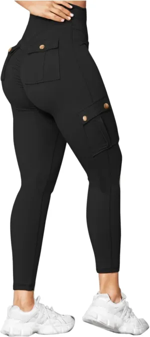 High Waist Leggings for Women Quick Dry Running Leggings Yoga Pants Stretchy Workout Bottoms Butt Lift Compression Tights