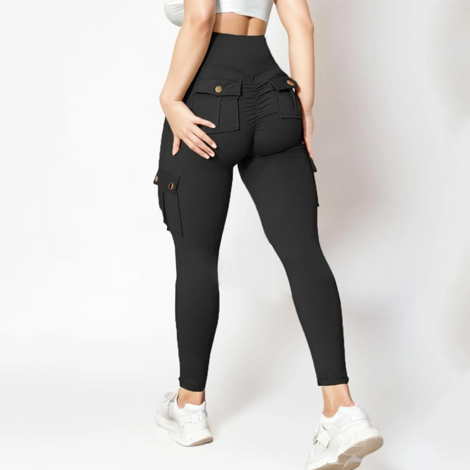 High Waist Leggings for Women Quick Dry Running Leggings Yoga Pants Stretchy Workout Bottoms Butt Lift Compression Tights