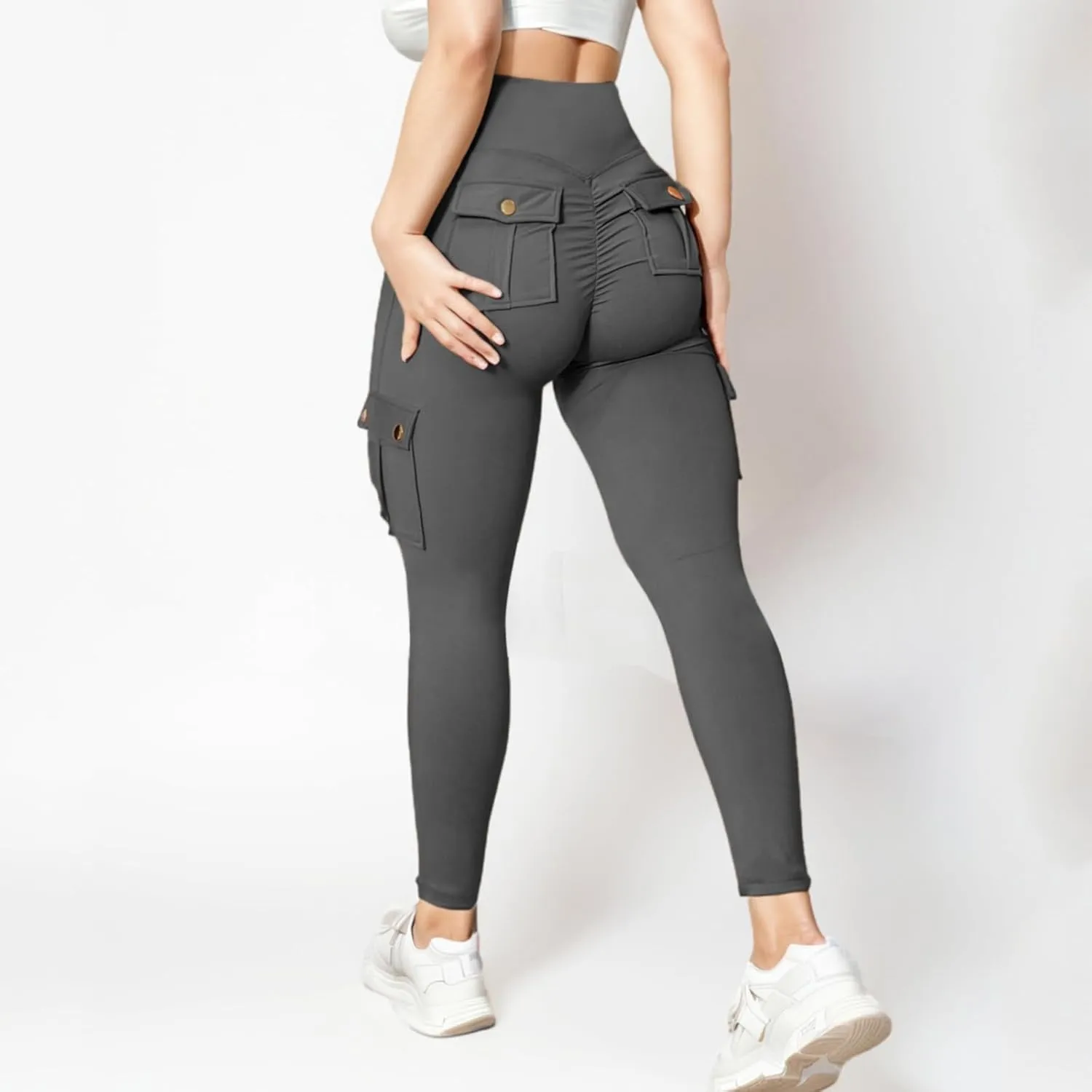 High Waist Leggings for Women Quick Dry Running Leggings Yoga Pants Stretchy Workout Bottoms Butt Lift Compression Tights
