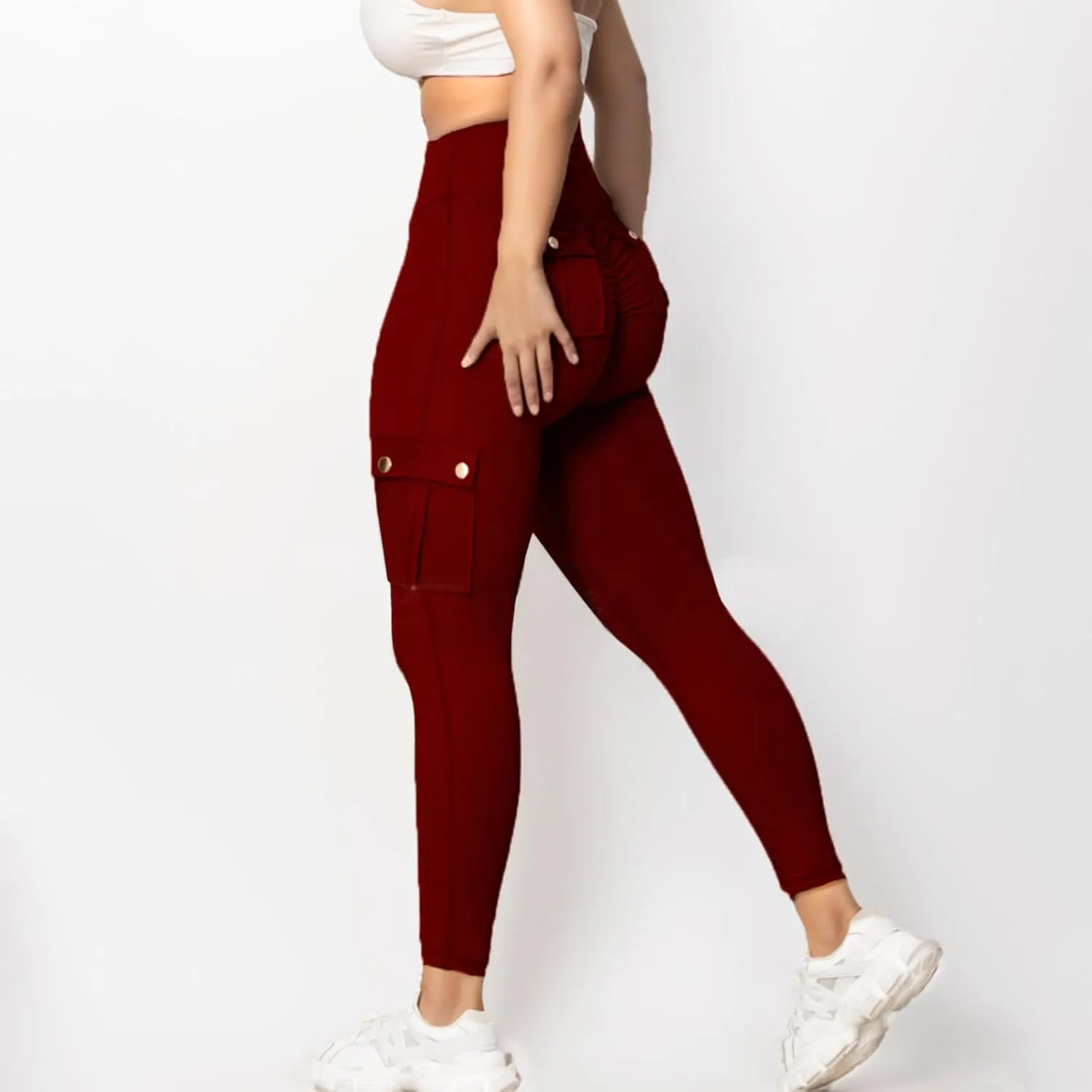 High Waist Leggings for Women Quick Dry Running Leggings Yoga Pants Stretchy Workout Bottoms Butt Lift Compression Tights