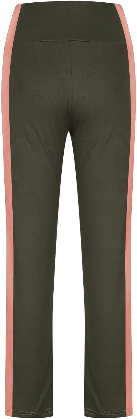 High Waist Work Pants for Women, Tummy Control Leggings No Front Seam,Fitness Leggings for Women