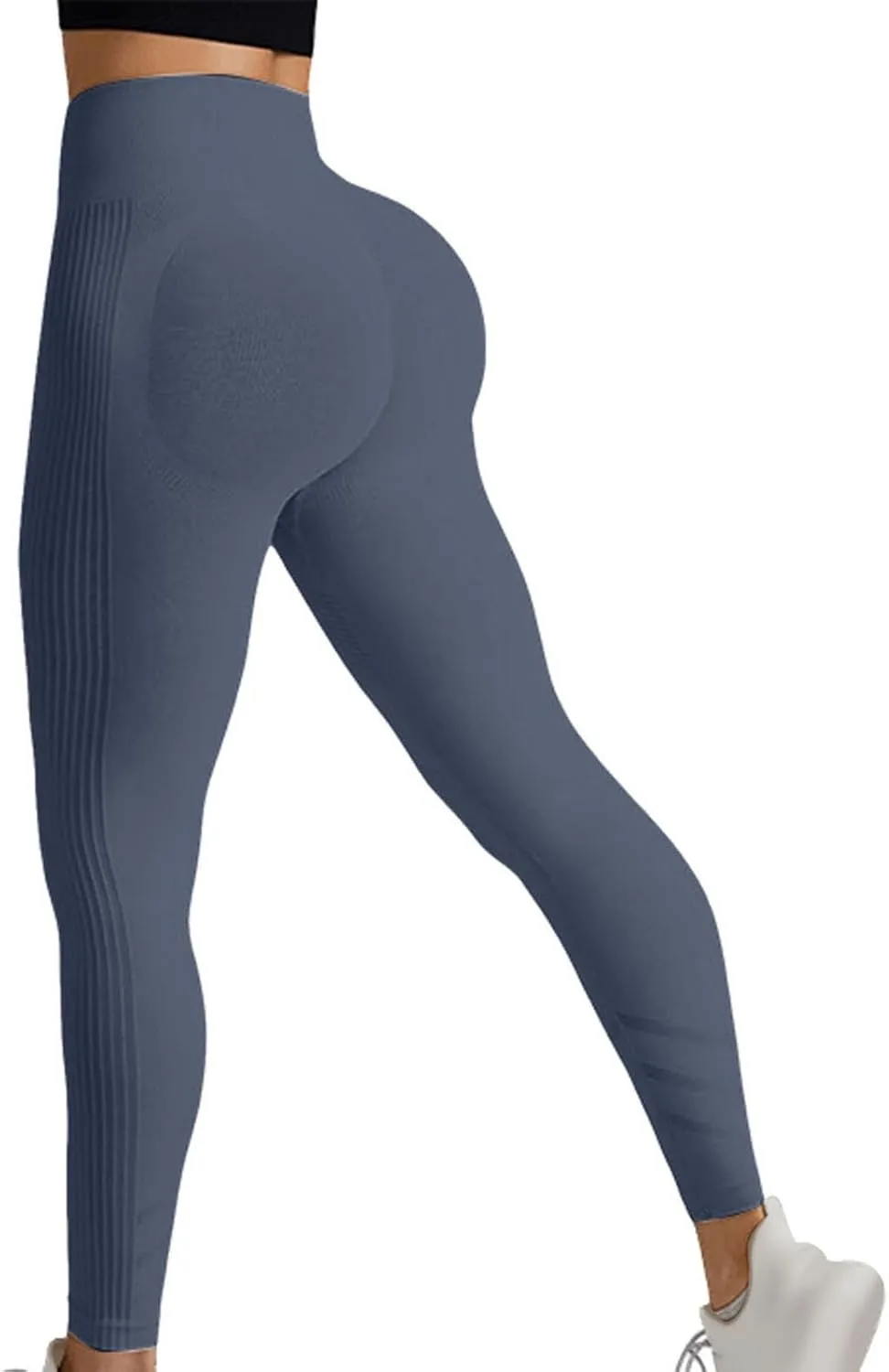 High Waist Yoga Pants for Women Seamless Workout Butt Lifting Leggings Summer Booty Scrunch Compression Gym Pants