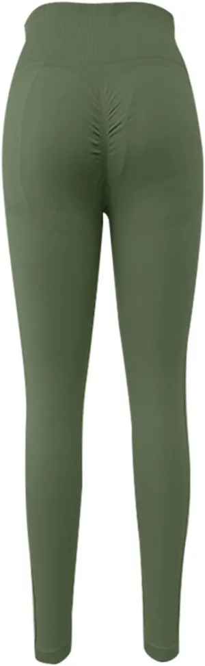 High Waist Yoga Pants for Women Seamless Workout Butt Lifting Leggings Summer Booty Scrunch Compression Gym Pants