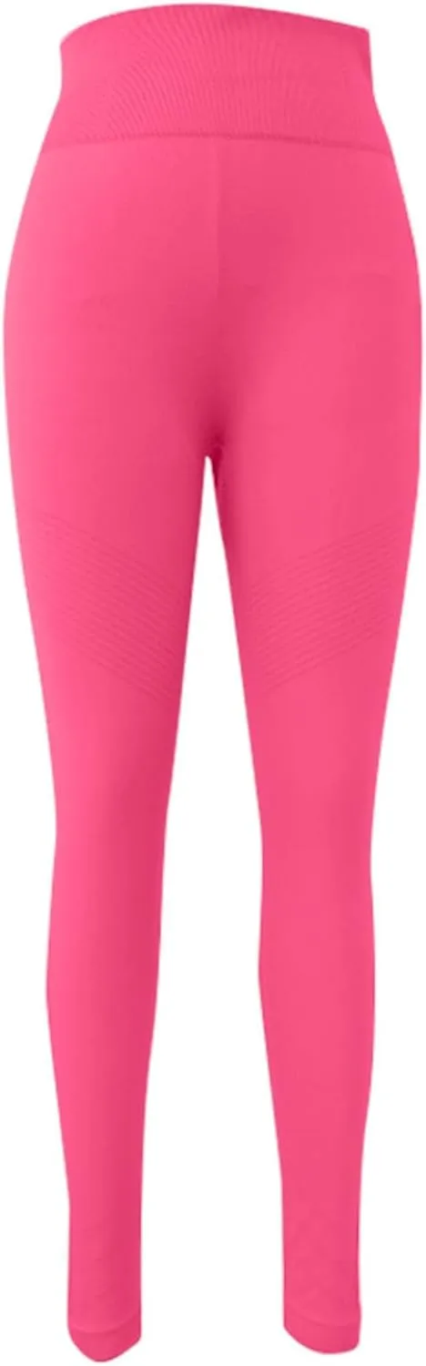 High Waist Yoga Pants for Women Seamless Workout Butt Lifting Leggings Summer Booty Scrunch Compression Gym Pants