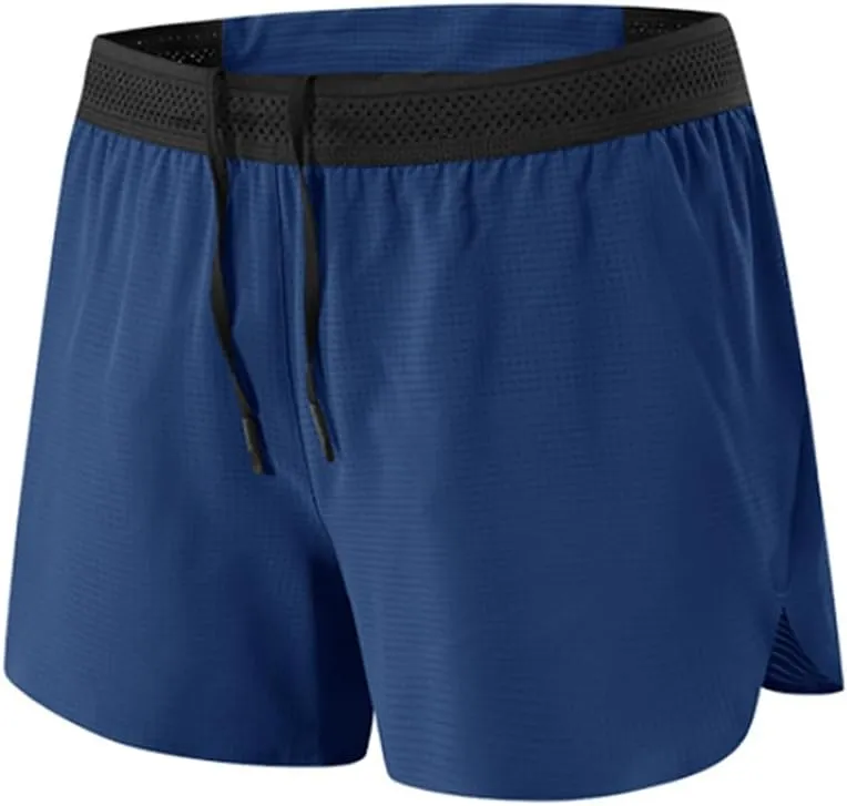 HSQSMWJ Men Running Shorts Quick Dry Athletic Jogging with Back Zip Phone Pocket