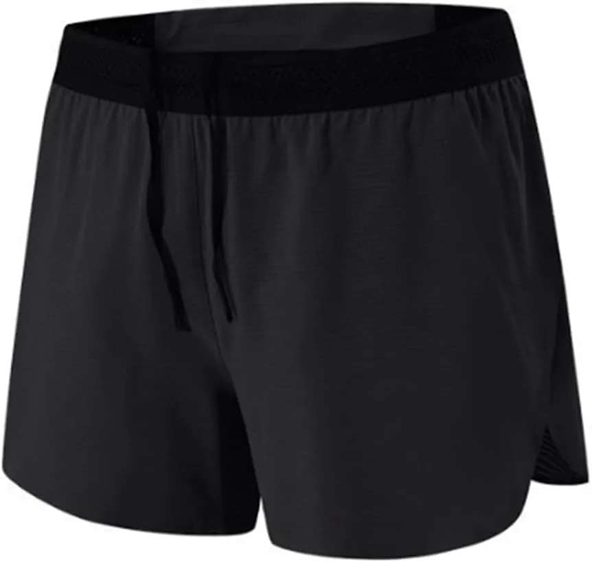 HSQSMWJ Men Running Shorts Quick Dry Athletic Jogging with Back Zip Phone Pocket