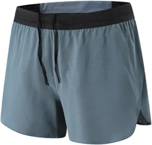 HSQSMWJ Men Running Shorts Quick Dry Athletic Jogging with Back Zip Phone Pocket
