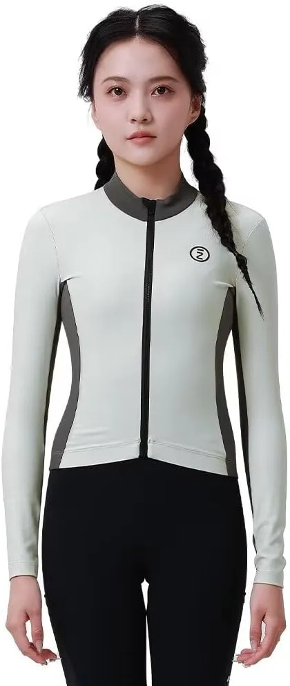INBIKE Winter Cycling Jackets for Women with Pockets Windproof Thermal Fleece Bike Jerseys for Cold Weather Riding