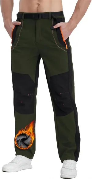 INYO Men's Snow Ski Hiking Pants, Outdoor Mountain Climbing Skiing Camping Pants
