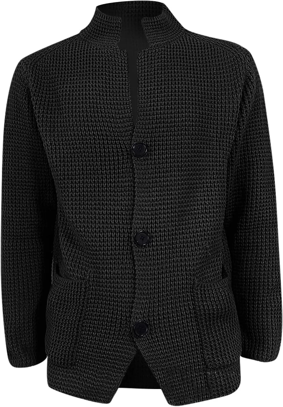 Jackets for Men and Winter Men's Fashion Loose Cardigan Warm Lapel Hooded Jacket Sweater Waterproof Jackets