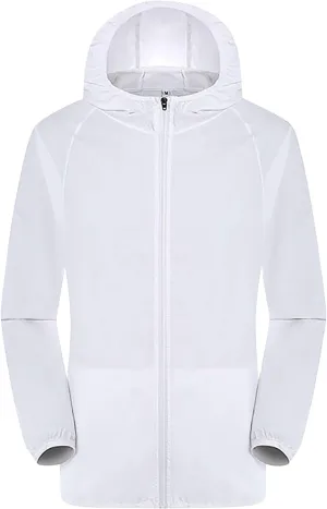 Jackets for Women,Solid Rain Jacket Outdoor Plus Size Hooded Windproof Loose Coat Water Proof Raglan Cuff Suit Jacket