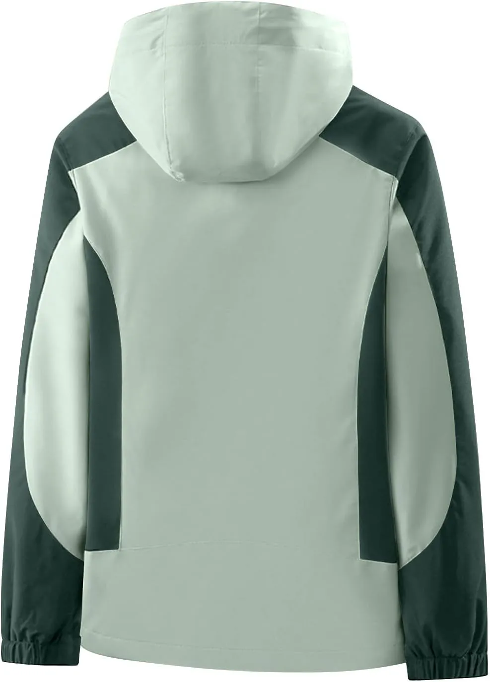 jsaierl 3 in 1 Jackets with Zipper Pockets & Detachable Hood- Boys & Girls Waterproof Rain Jacket, Outdoor Fleece Lined Coat