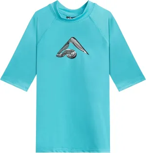 Kanu Surf Boys' Paradise UPF 50 Sun Protective Rash Guard Swim Shirt