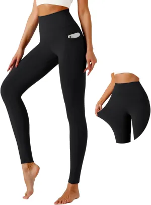 KOWSPORT Womens Yoga Pants High Waisted Yoga Legging with Pockets Tummy Control Workout Leggings Gym Pants