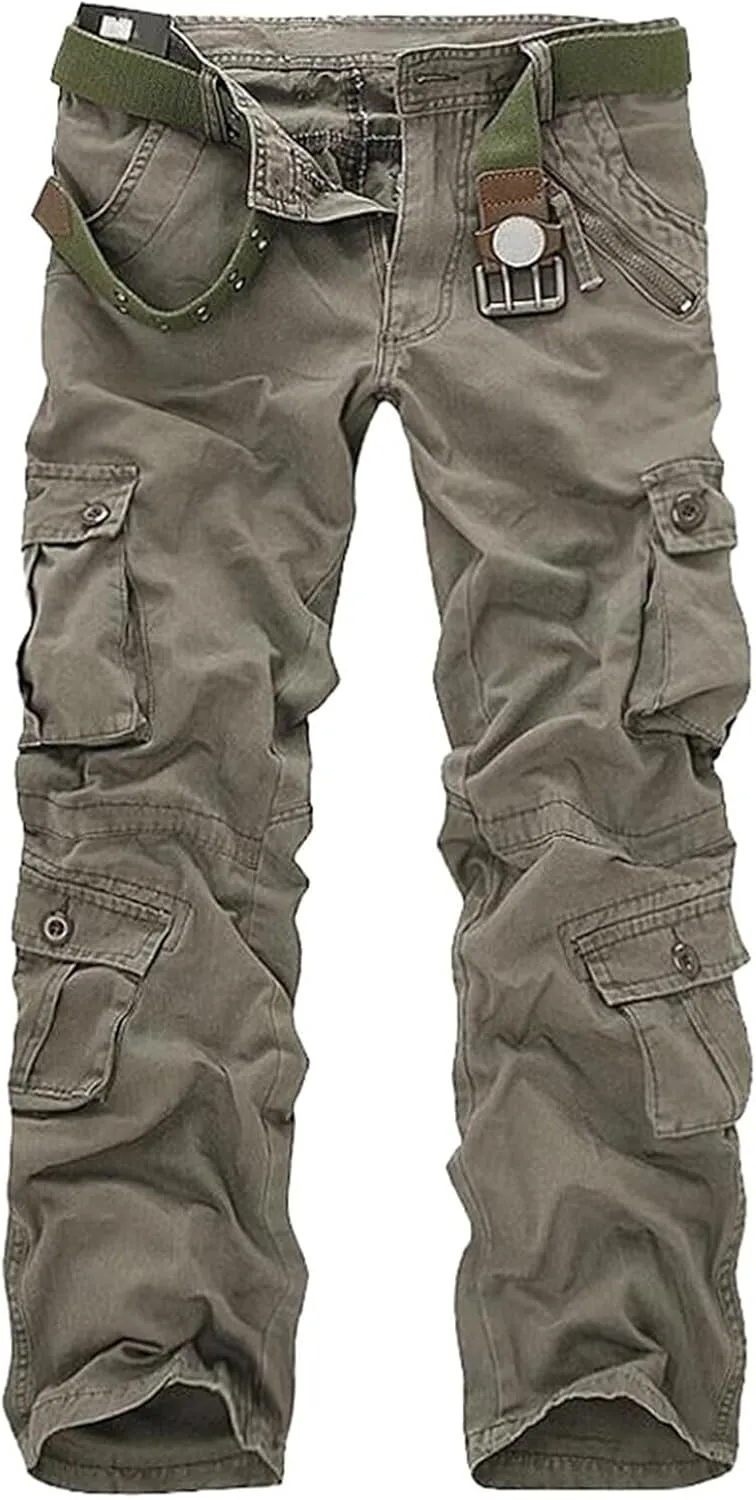Ladies Cargo Pants Multi Pockets Work Trousers Outdoor Hiking Pants Women Streetwear