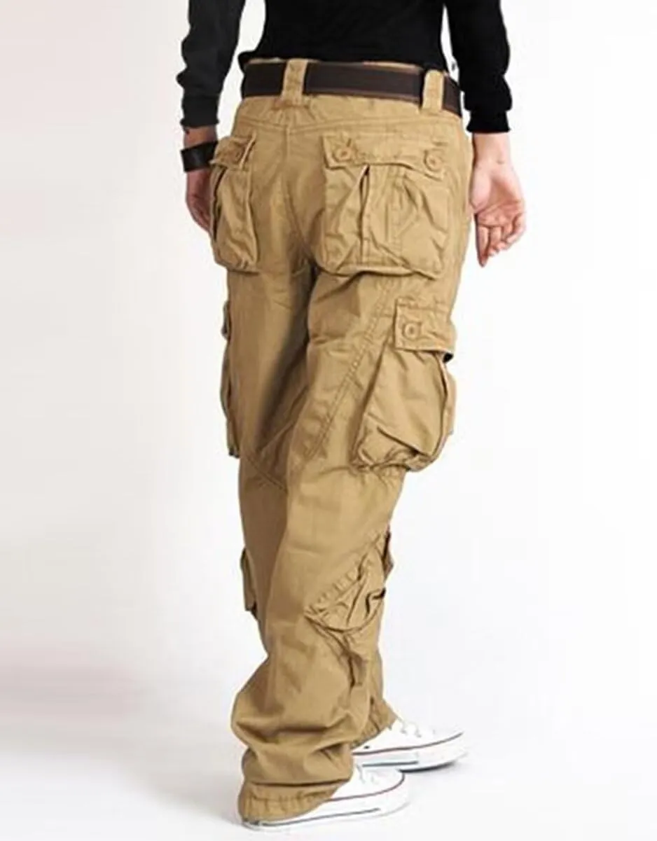 Ladies Cargo Pants Multi Pockets Work Trousers Outdoor Hiking Pants Women Streetwear