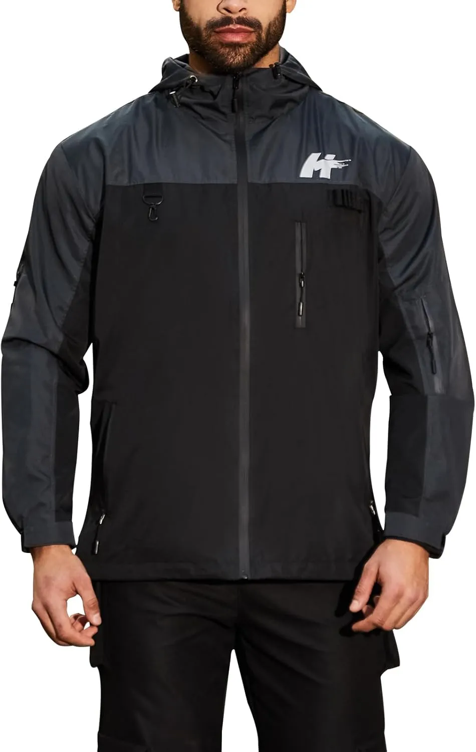 LBL Leading the Better Life Men's Windbreaker Jackets Waterproof Lightweight Outdoor Mountain Hiking Windbreakers for Men
