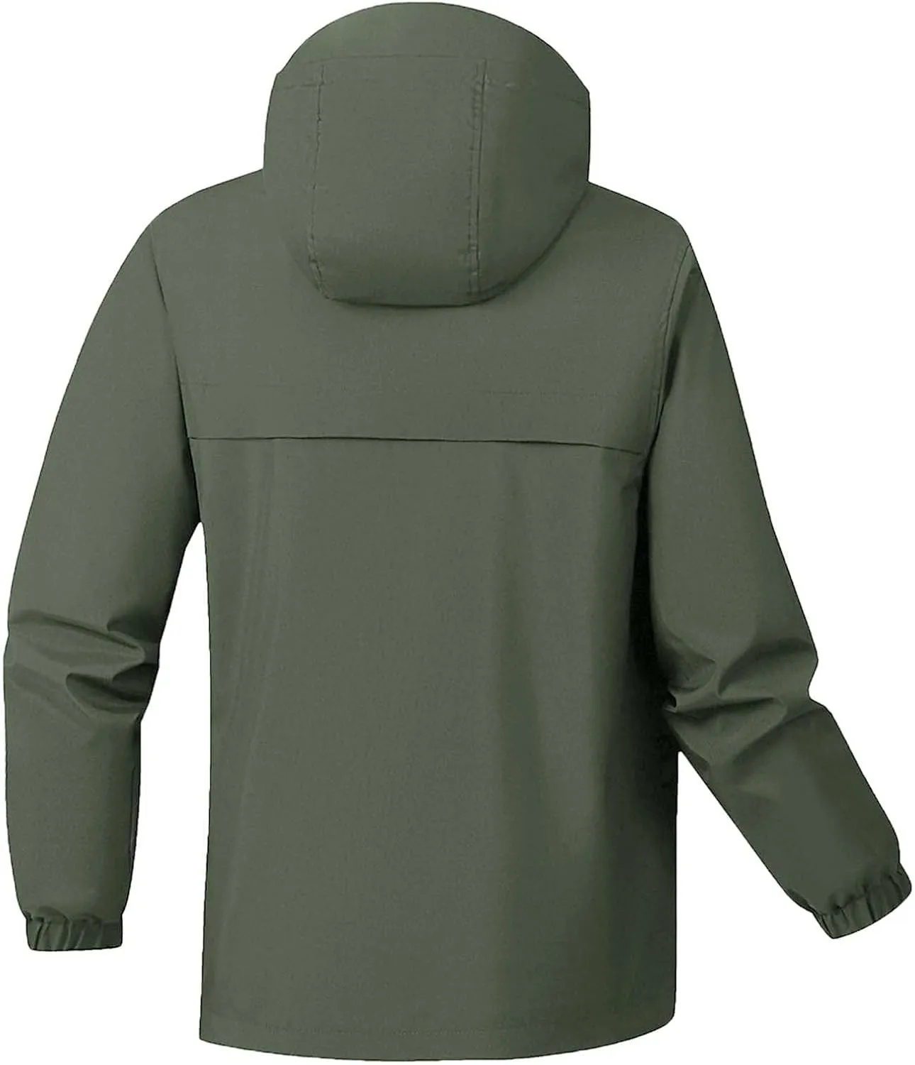 Lightweight Windbreakers for Running Men 2025 Spring Outerwear Windproof Packable Water-Resistan Hooded for Hiking, Travel