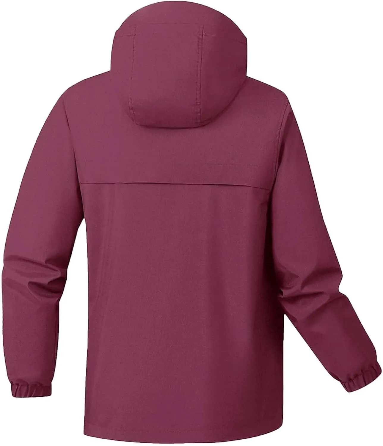 Lightweight Windbreakers for Running Men 2025 Spring Outerwear Windproof Packable Water-Resistan Hooded for Hiking, Travel
