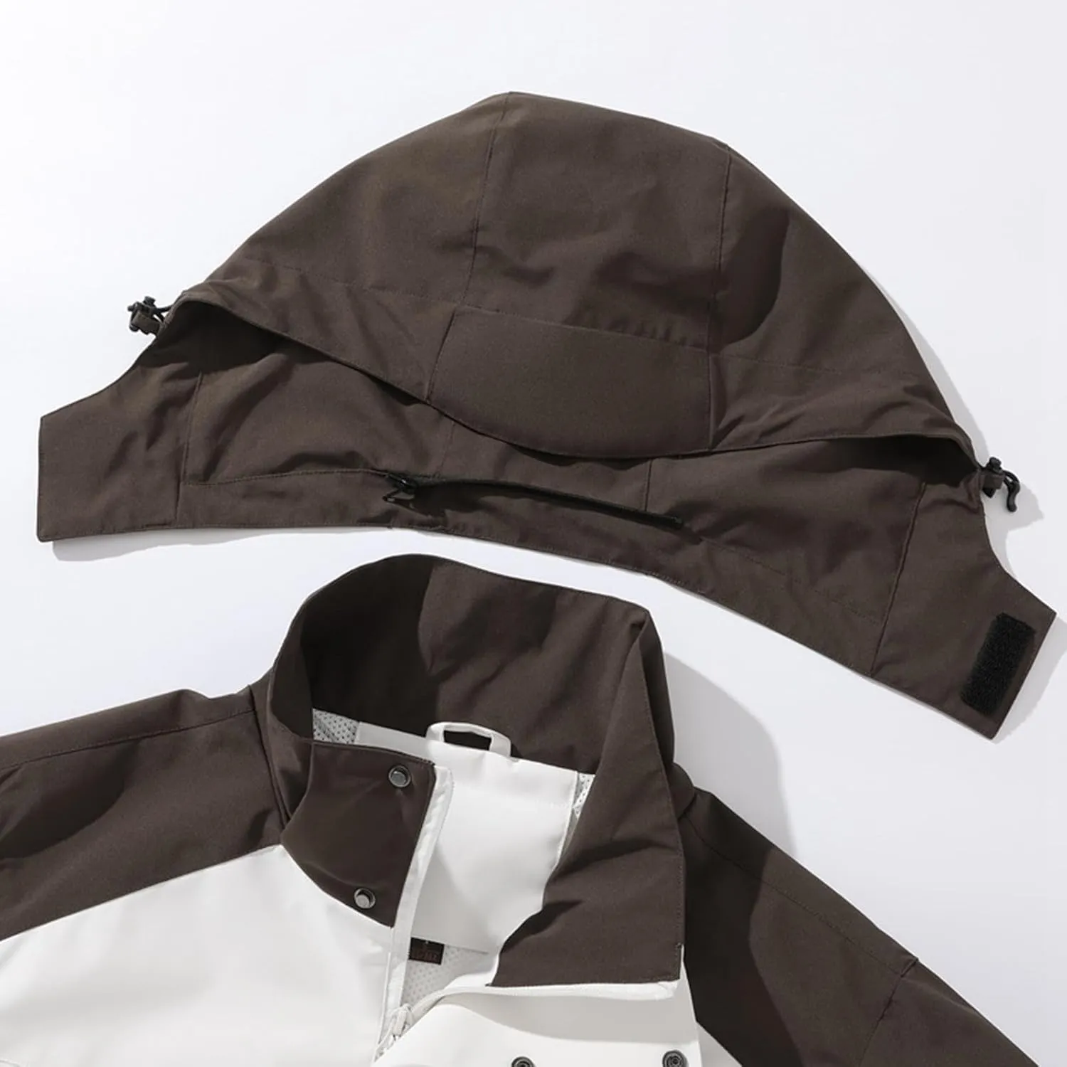 Lightweight Windbreakers for Running Men Packable Water-Resistan Outdoor Hooded Hardshell Climbing Jacket for Hiking, Travel