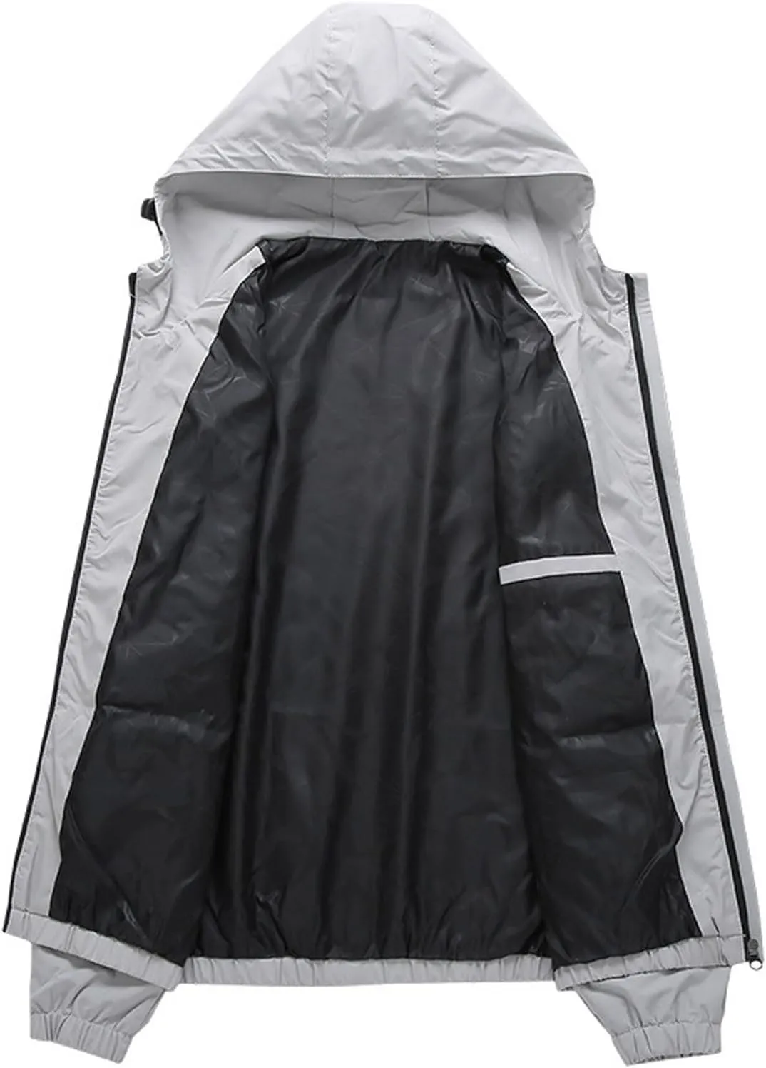 Lmdudan Mens Hooded Zipper Rain Jacket Ladies Lightweight Windbreaker Waterproof Jackets 2023 Fall Winter Warm Coats Tops