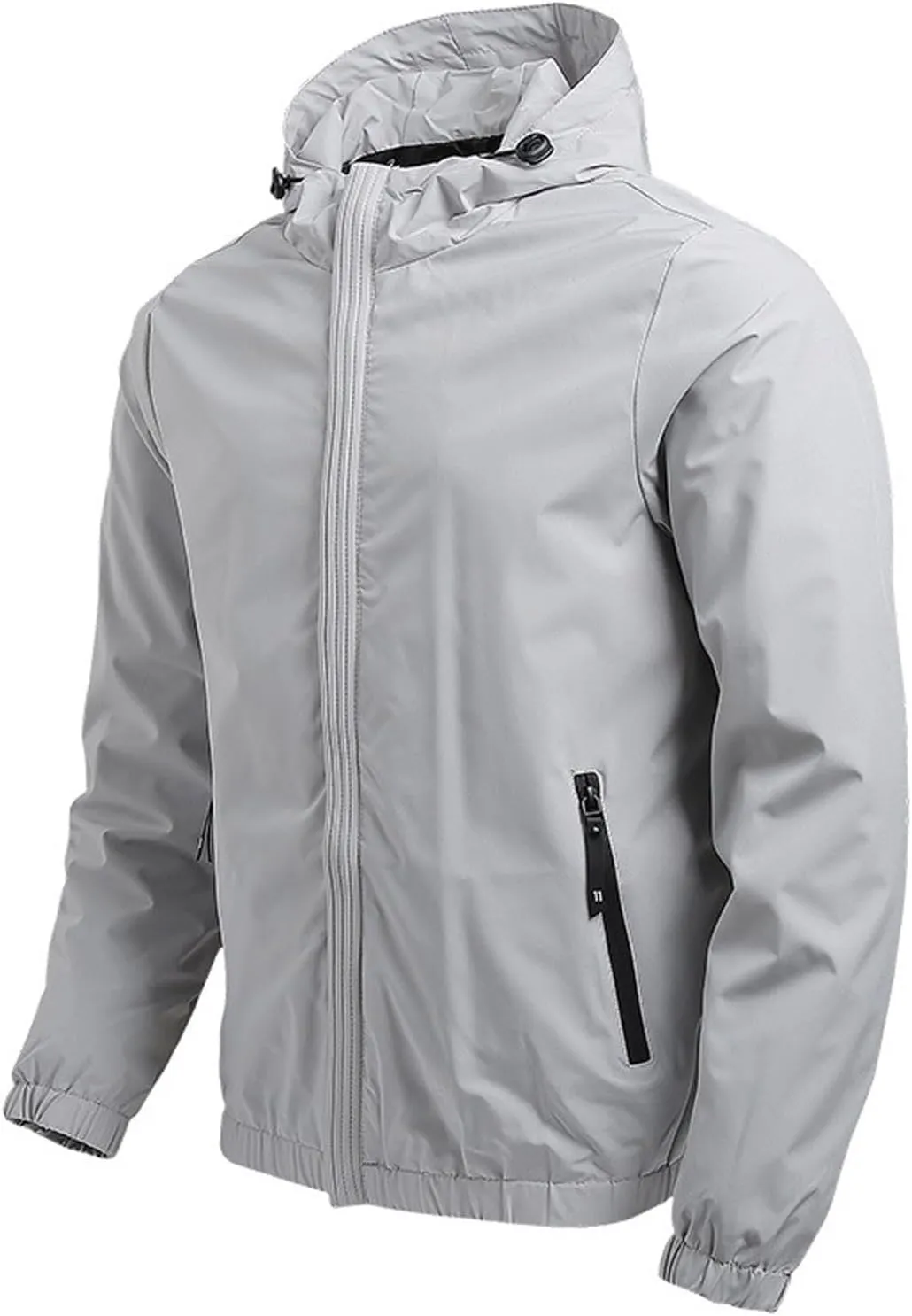 Lmdudan Mens Hooded Zipper Rain Jacket Ladies Lightweight Windbreaker Waterproof Jackets 2023 Fall Winter Warm Coats Tops